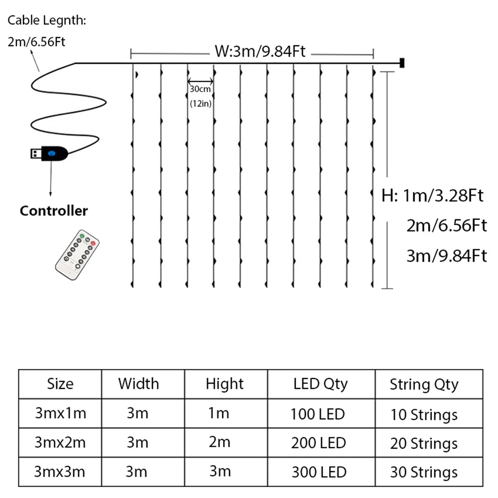 LED Curtain Lights